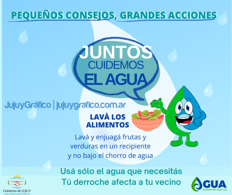 Agua Potable de Jujuy inicia campaña para el uso responsable y solidario del agua 4 Agua Potable de Jujuy inicia campana para el uso responsable y solidario del agua 3