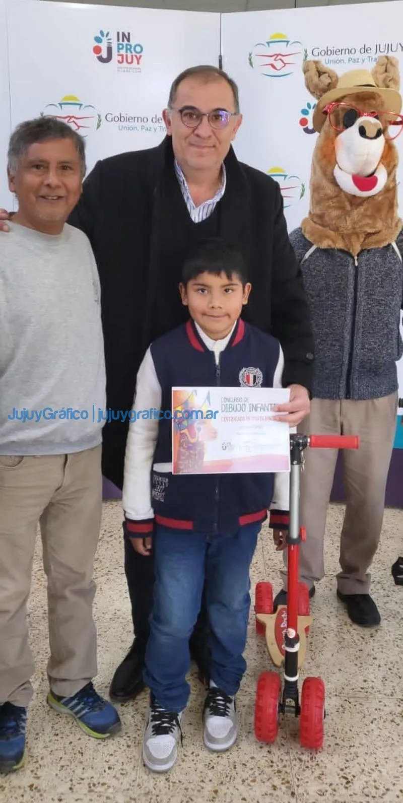 Ganadores del Concurso "Dibujando la llama de Inprojuy" 2 Ganadores del Concurso Dibujando la llama de Inprojuy 3