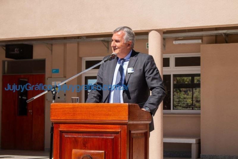 Morales: "La inauguración del Colegio Secundario N° 39 es emblemático porque derrotamos a la violencia" 4 Greardo Morales Colegio Secundario N° 39 de Campo Verde1