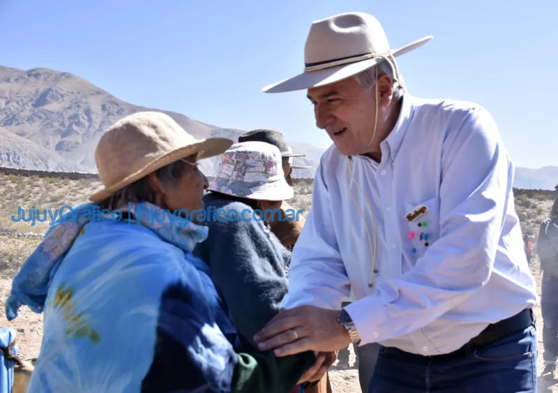 Morales agradecio a la Pachamama en Tumbaya Grande 6