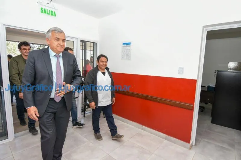 Morales inauguró el nuevo Puesto de Salud de El Pongo 3 Morales inauguro el nuevo Puesto de Salud de El Pongo 2