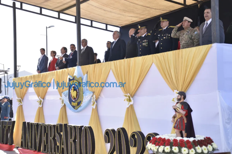 Morales reivindico el rol de la Policia para recuperar la paz y el respeto en Jujuy 2