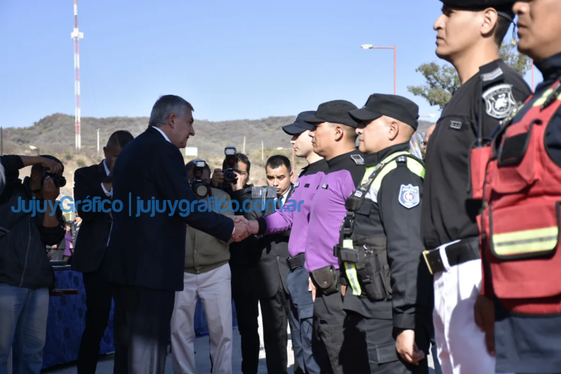 Morales reivindico el rol de la Policia para recuperar la paz y el respeto en Jujuy 5