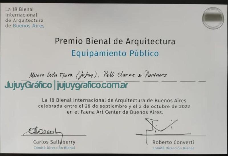 El Centro Cultural Lola Mora, en obras y premiado en Bienal Internacional 4 El Centro Cultural Lola Mora en obras y premiado en Bienal Internacional 8