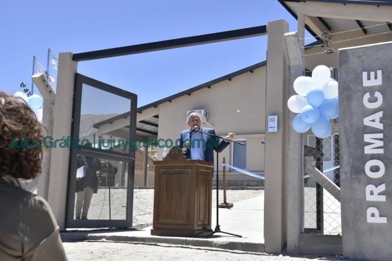 Morales inauguro secundaria en Quebralena 5