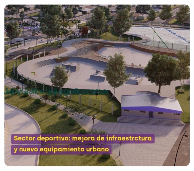 Obras en el barrio Túpac Amaru: vienen las del parque urbano 4 Obras en el barrio Tupac Amaru vienen las del parque urbano 3