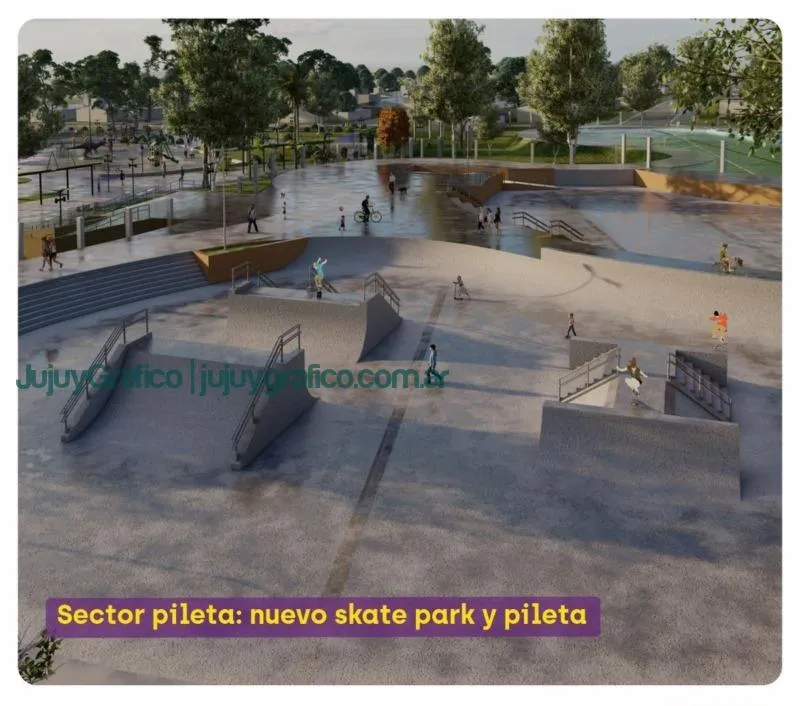 Obras en el barrio Tupac Amaru vienen las del parque urbano 4