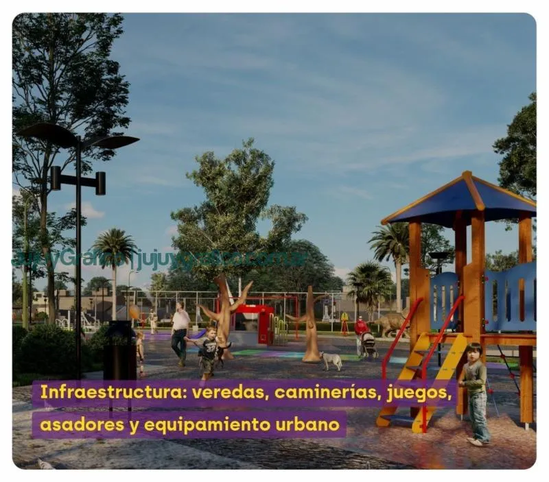 Obras en el barrio Tupac Amaru vienen las del parque urbano 5