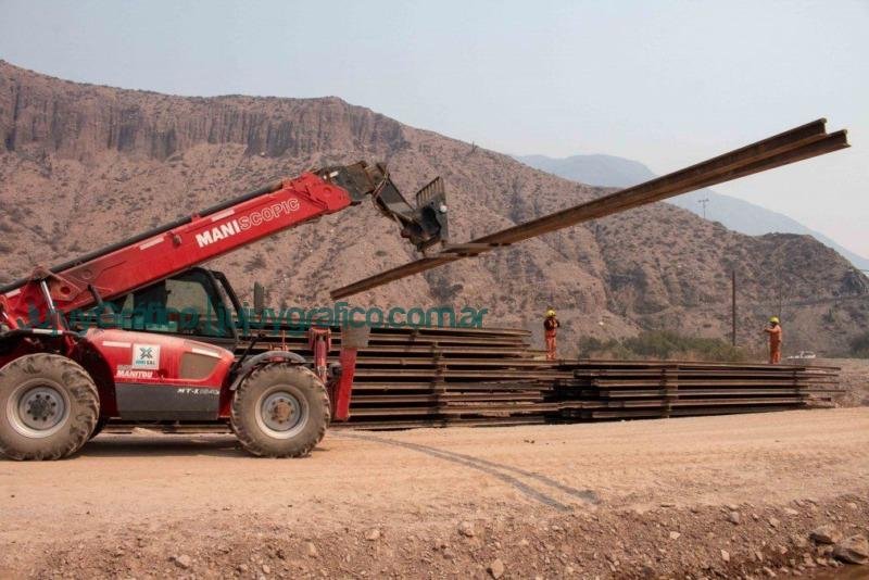 Avanzan las obras del ferrocarril tramo Volcan Tilcara 2