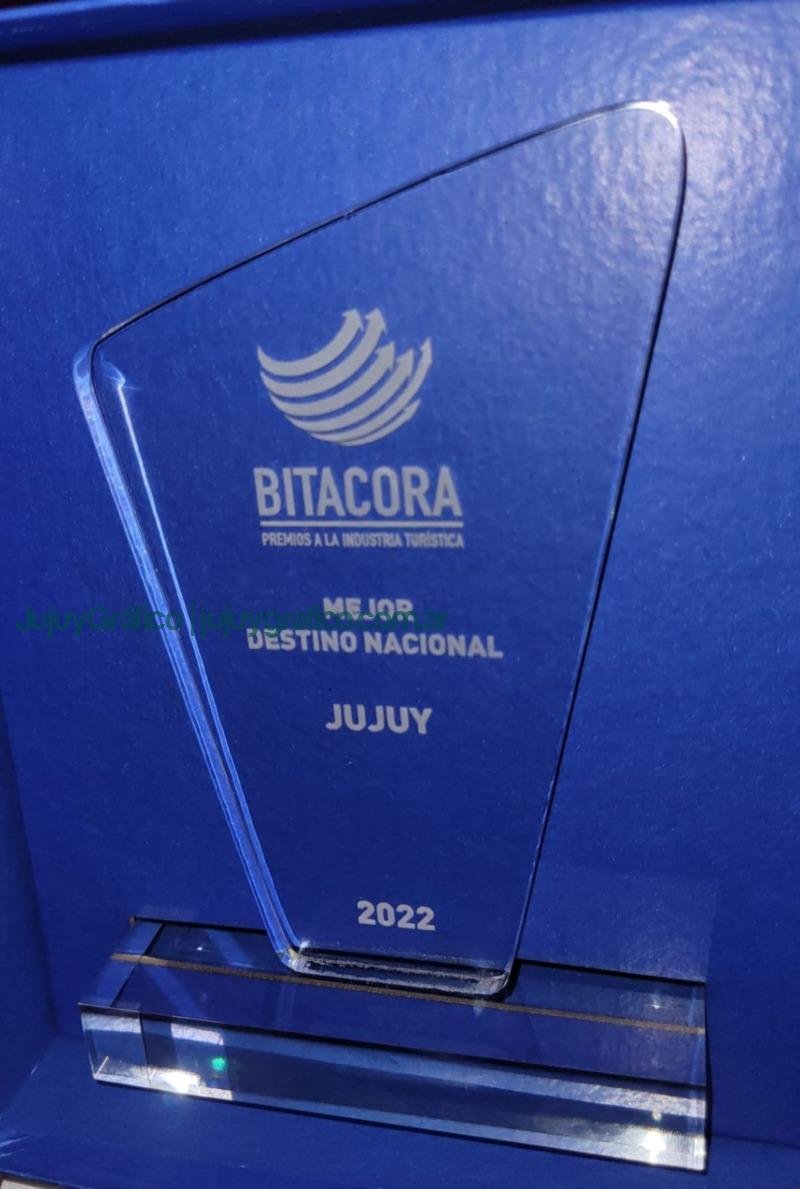 Bitacora de Oro para Jujuy como el Destino Nacional Mejor Promocionado 2