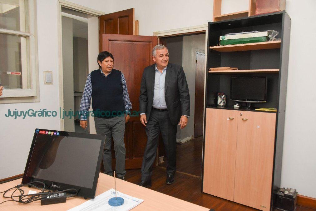 Morales paseó por la nueva sede de la Asociación Judicial de la Provincia 4 Morales paseo por la nueva sede de la Asociacion Judicial de la Provincia 2