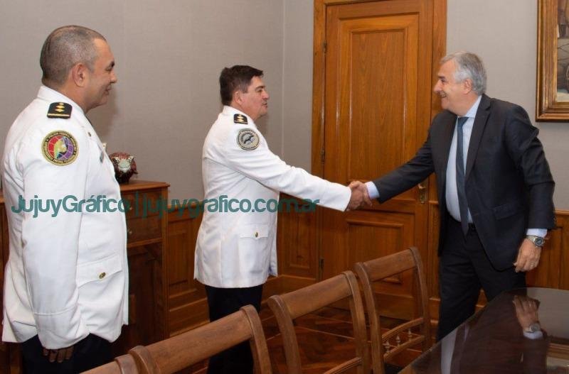 Morales se reunio con la Policia Federal Argentina 2