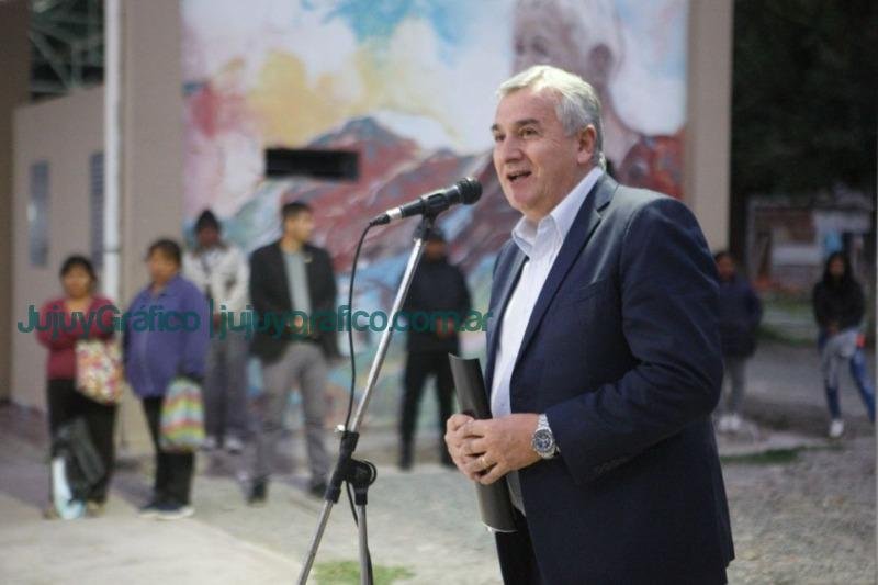 Gerardo Morales inauguró iluminación de una avenida en Volcán 2 Gerardo Morales inauguro iluminacion de una avenida en Volcan 2