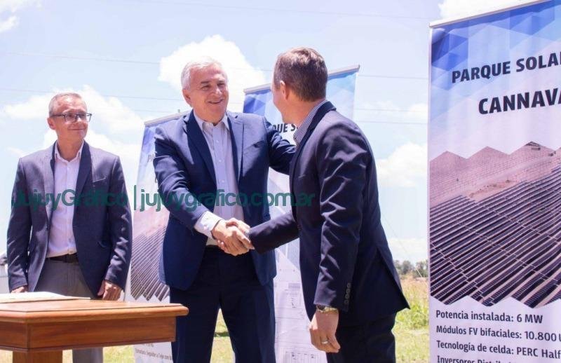 Morales puso en marcha la construcción del parque solar "Cannava" 14 Morales puso en marcha la construccion del parque solar Cannava 1