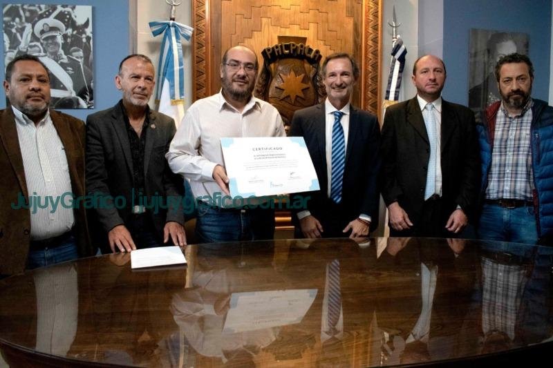 Palpalá distinguido por el “trabajo de fortalecimiento institucional” 4 Palpala distinguido por el trabajo de fortalecimiento institucional 3