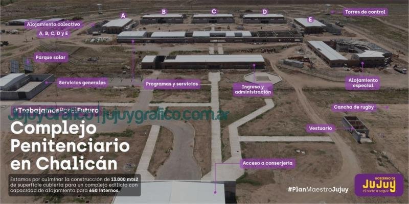 Complejo Penitenciario en Chalicán con 91% de avance en las obras 2 Complejo Penitenciario en Chalicán con 91% de avance en las obras