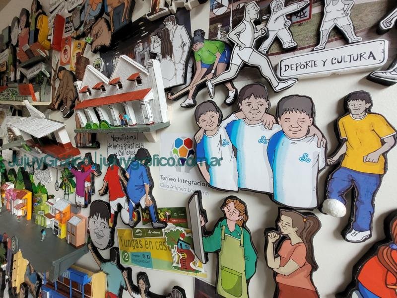 Ledesma inauguro un mural que homenajea el trabajo junto a la comunidad 3