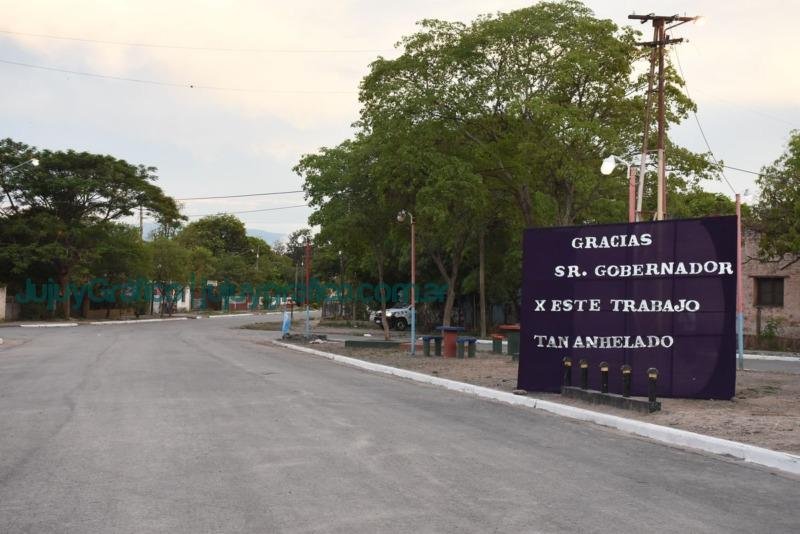Morales inauguro pavimentacion en 4 localidades del Ramal 1