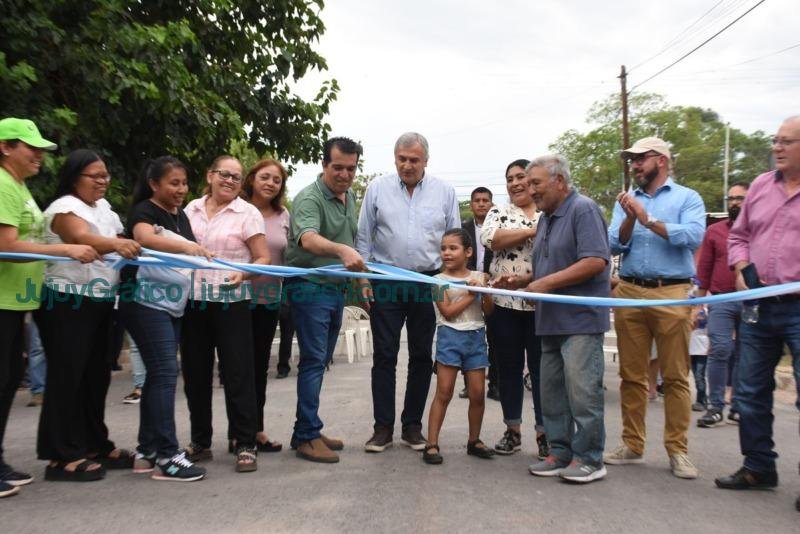 Gerardo Morales inauguró pavimentación en 4 localidades del Ramal 6 Morales inauguro pavimentacion en 4 localidades del Ramal 4