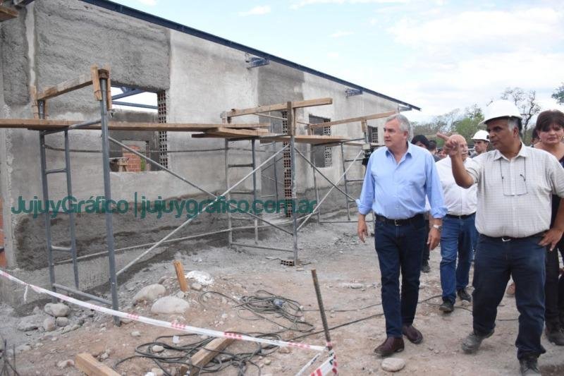 Morales paseó por las obras de la Estación de Transferencia y Clasificación de Libertador