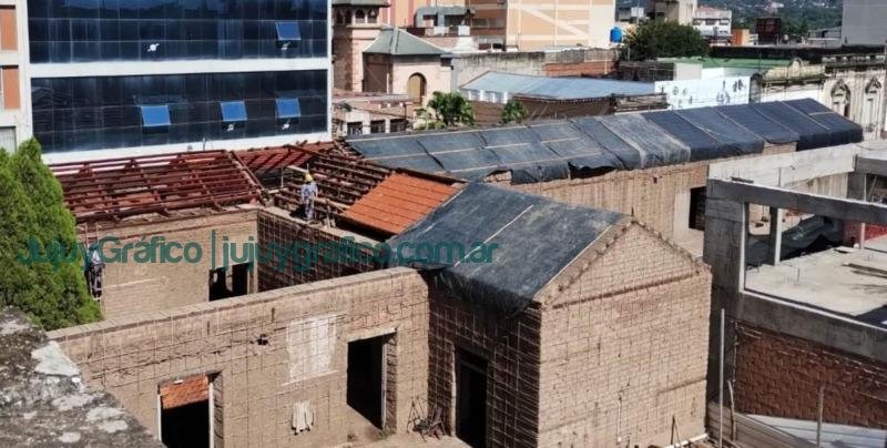 El Cabildo de Jujuy con gran avance en obras 1 y 2 2 Gran avance en ambas obras del Cabildo de Jujuy