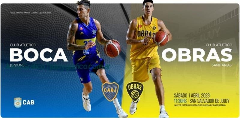 Obras Sanitarias y Boca Juniors en Jujuy en la apertura de la Federación Jujeña de Básquetbol