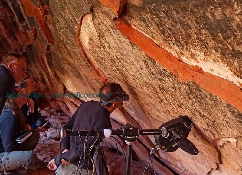 Estudio arqueometrico de las pinturas rupestres de Inca Cueva 3