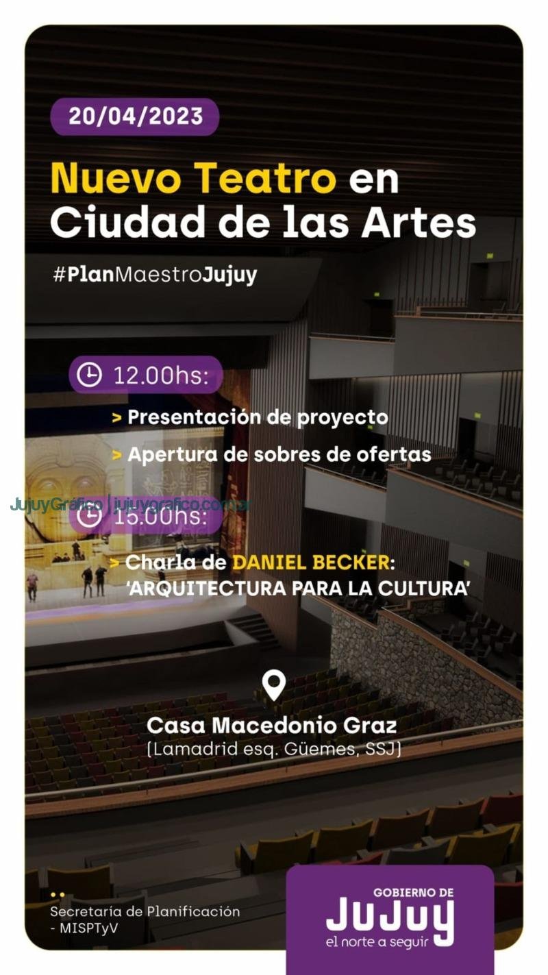 Teatro Jujuy: arquitectura para crear en Ciudad de las Artes 4 Teatro Jujuy arquitectura para crear en Ciudad de las Artes 3
