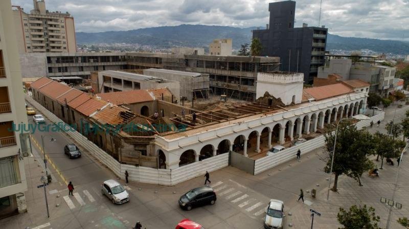 En el Cabildo de Jujuy avanzan las obras 7 Avanzan las obras en el Cabildo de Jujuy 1