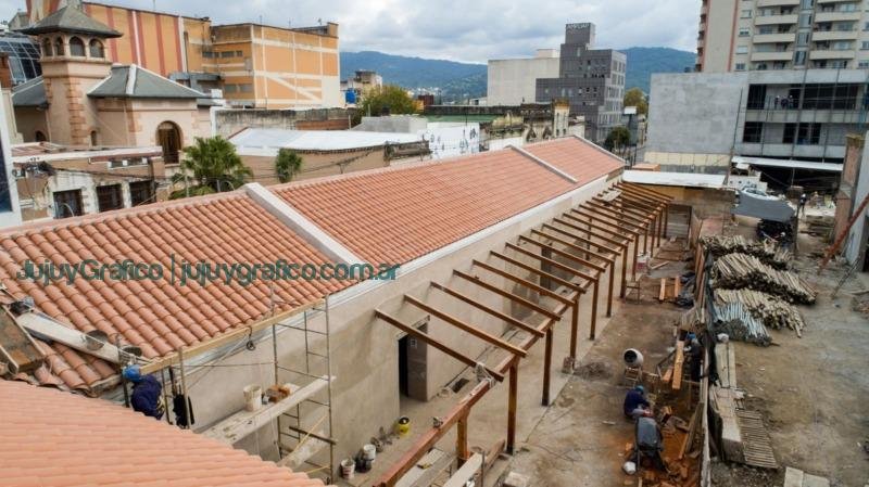 En el Cabildo de Jujuy avanzan las obras 2 Avanzan las obras en el Cabildo de Jujuy 2