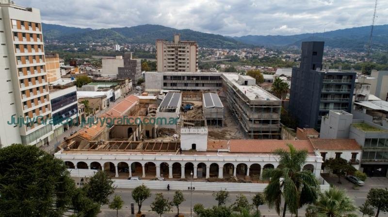 En el Cabildo de Jujuy avanzan las obras 3 Avanzan las obras en el Cabildo de Jujuy 3