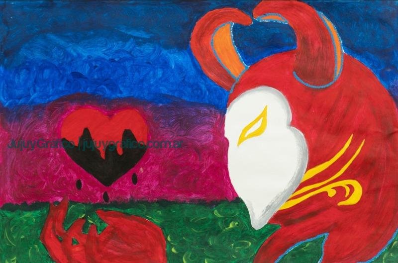 1° premio estudiantes Al diablo con tu corazón Lautaro Alexander Romero Colegio Parroquial de El Carmen b