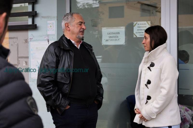 Bouhid y Jorge en las instalaciones del futuro hospital de mascotas 2 Bouhid y Jorge en las instalaciones del futuro hospital de mascotas 1