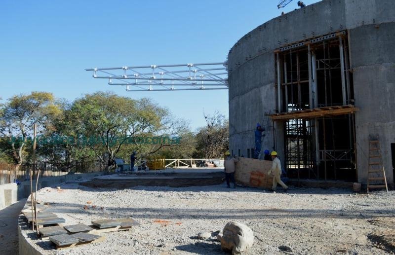 Construcción de la sala de esculturas de Centro Cultural Lola Mora 1 Construcción de la sala de esculturas de Centro Cultural Lola Mora 1