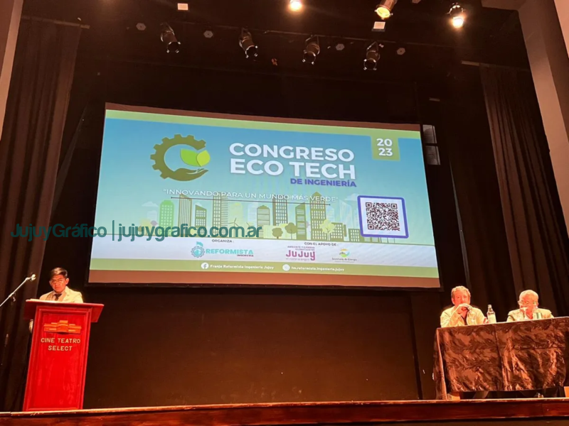 Jujuy en el camino hacia un mundo más verde: Participación en el Congreso 'Eco Tech de Ingeniería' 5 Jujuy en el camino hacia un mundo más verde Participación en el Congreso Eco Tech de Ingeniería 1