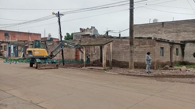Acciones inmediatas del IVUJ, Intervención en El Milagro tras intensas lluvias en San Salvador de Jujuy 1