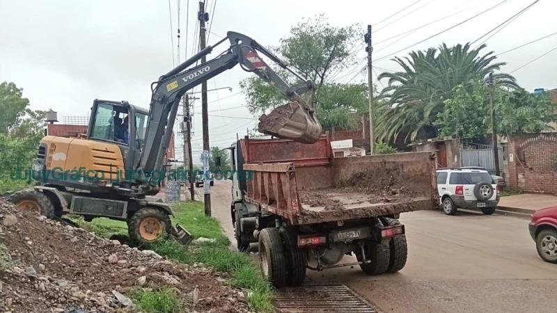 Acciones inmediatas del IVUJ, Intervención en El Milagro tras intensas lluvias en San Salvador de Jujuy 2