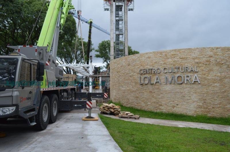 Obras del Centro Cultural Lola Mora en Jujuy: Avance del 67% con Instalación de Estructuras de Acero 4 Obras del Centro Cultural Lola Mora en Jujuy Avance del 67 con Instalación de Estructuras de Acero 3