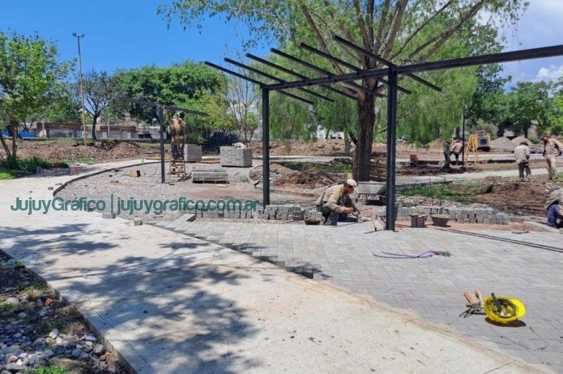 Obras en B° Tupac Amaru: Parque Urbano, al 80% de avance 3 Obras en B° Tupac Amaru Parque Urbano, al 80% de avance 1