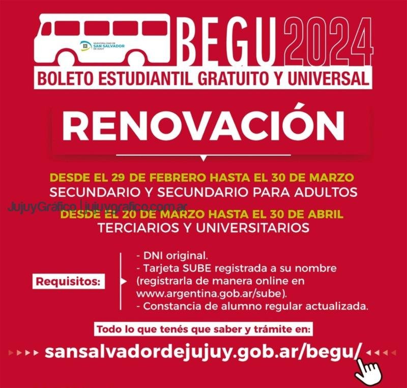 Inscripciones para el BEGU 2024. Oportunidad para Estudiantes Universitarios y Terciarios Inscripciones para el BEGU 2024. Oportunidad para Estudiantes Universitarios y Terciarios
