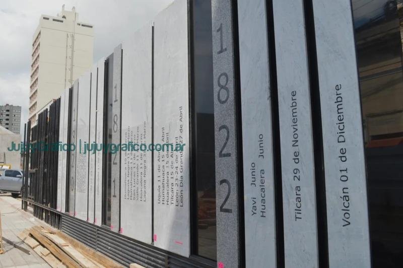 Avanzan las obras en el Cabildo de Jujuy. Se configura el Muro de las Batallas y una plaza integradora 2