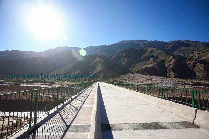 Sadir inauguró un puente sobre el Río Grande en Purmamarca 3 Sadir inauguró un puente sobre el Río Grande en Purmamarca 3