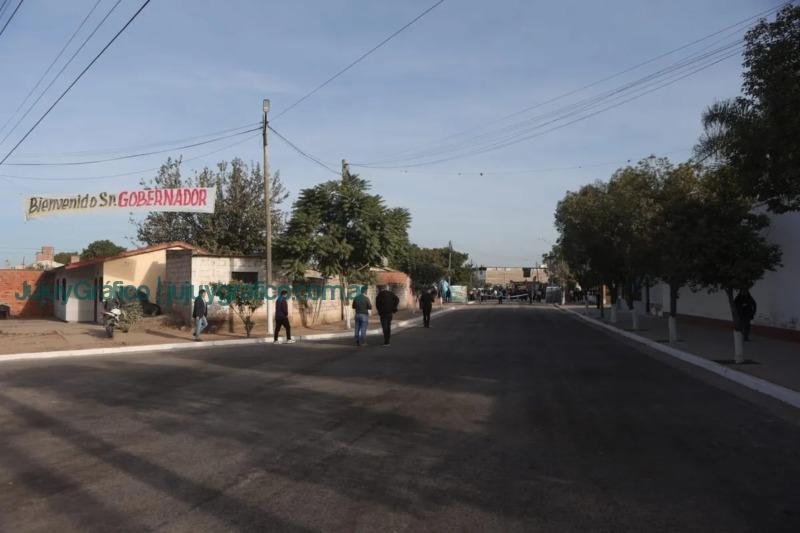 Perico Presentaron el 1° pavimento con material reciclado de Jujuy 2