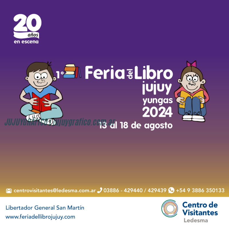 Convocatoria de la Feria del Libro Jujuy sede Yungas 3 Convocatoria de la Feria del Libro Jujuy sede Yungas 3