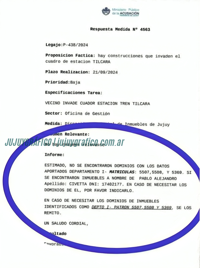 Desalojo en Tilcara. Funcionario provincial Pablo Civetta acusado de usurpación de terrenos 4 Desalojo en Tilcara. Funcionario provincial Pablo Civetta acusado de usurpación de terrenos 4
