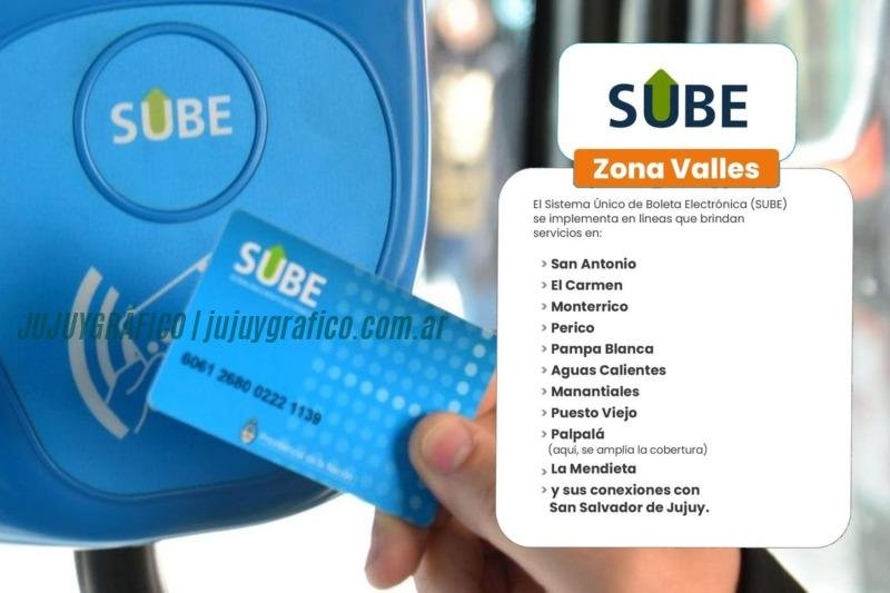 SUBE en Jujuy: Nuevas localidades y facilidades para el transporte público 4 SUBE Zona Valles Jujuy SUBE en Jujuy, Nuevas localidades y facilidades para el transporte público
