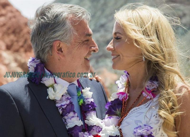 Tulia Snopek y Gerardo Morales promociona su Fundación con obras pagadas por los jujeños Tulia Snopek y Gerardo Morales promociona su Fundación con obras pagadas por los jujeños