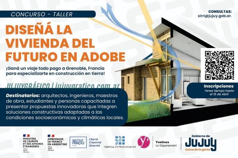 Convocatoria para diseñar vivienda social bioclimática en adobe