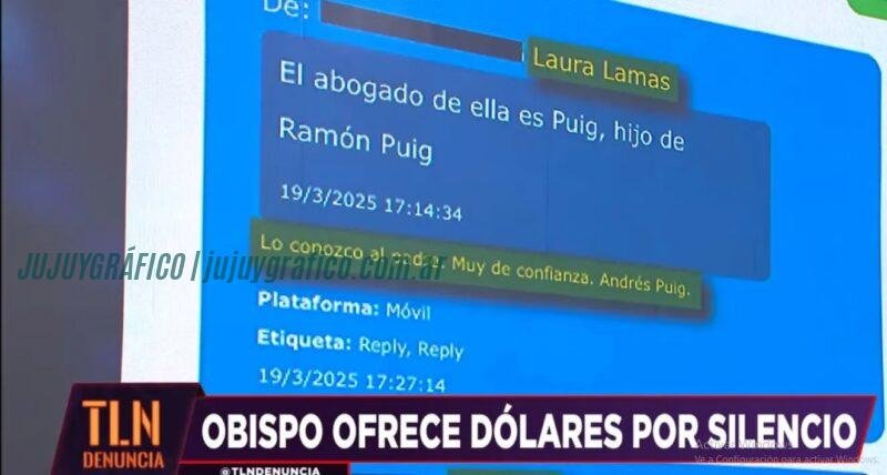 Con 10.000 dólares la jueza y obispo de Jujuy intentaron sobornar víctima de abuso sexual 7 Con 10.000 dólares la jueza y obispo de Jujuy intentaron sobornar víctima de abuso sexual 08