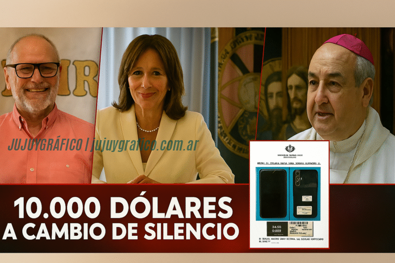 Con 10.000 dólares la jueza y obispo de Jujuy intentaron sobornar víctima de abuso sexual 10 Con 10.000 dólares la jueza y obispo de Jujuy intentaron sobornar víctima de abuso sexual